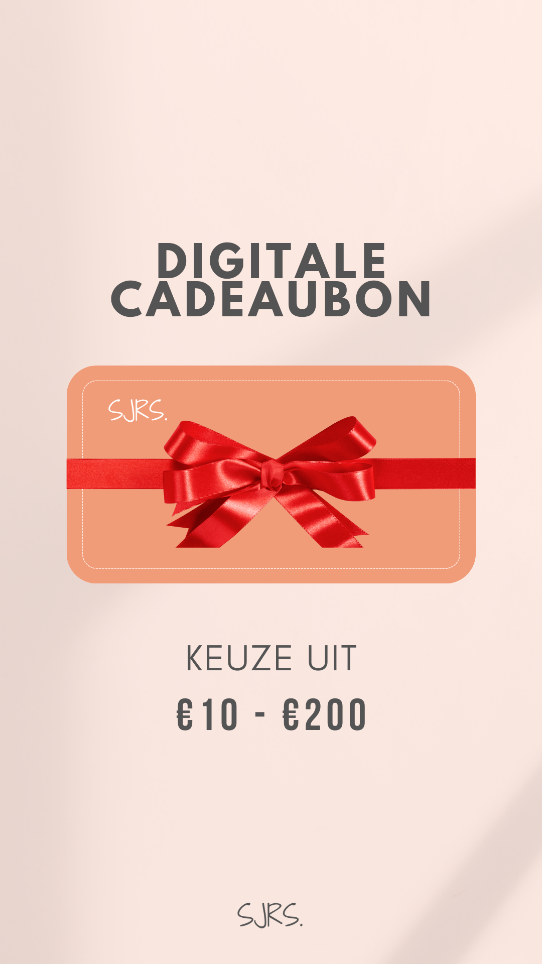 €10 - €200: Cadeaubon